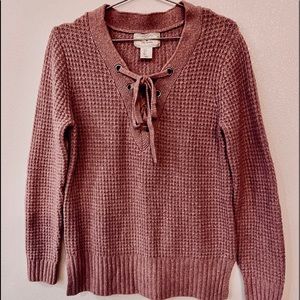 Anthropologie Ruby Moon Chunky Knit Sweater